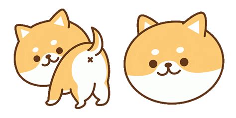 Cute Puppy Shiba Inu Animated Cursor Sweezy Custom Cursors