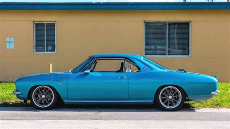 This Clean Looking 1965 Chevy Corvair Packs A C5 Corvette Z06 Engine