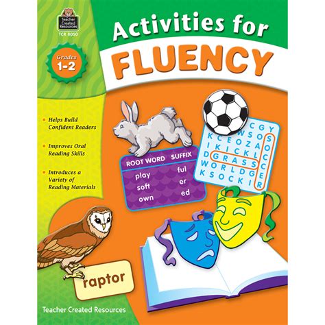 Activities for Fluency, Grades 1-2 - TCR8050 | Teacher Created Resources