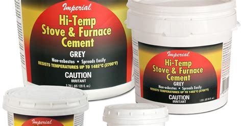 Imperial | Hi-Temp Stove & Furnace Cement (gray)