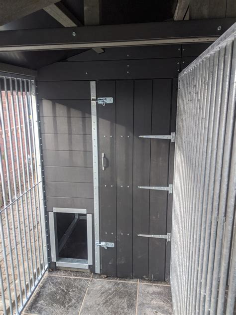 Duo Eco Dog Kennel 6.5x7-8x8ft - benchmarkkennels