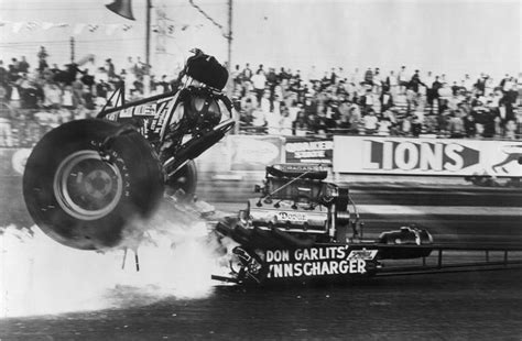 March 8 1970 Don Garlits Shown Sitting Between The Tires The Moment