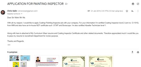 Hantar mesej & lampiran secara sulit. Tip Memohon Kerja Melalui Email Chris Blog Your Online
