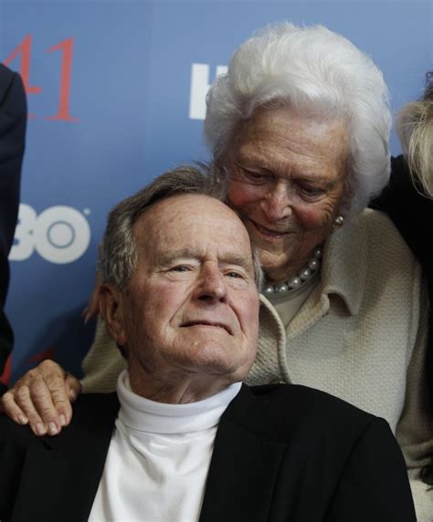 George Hw Bush Barbara Bush Making Strong Recoveries Spokesman Says