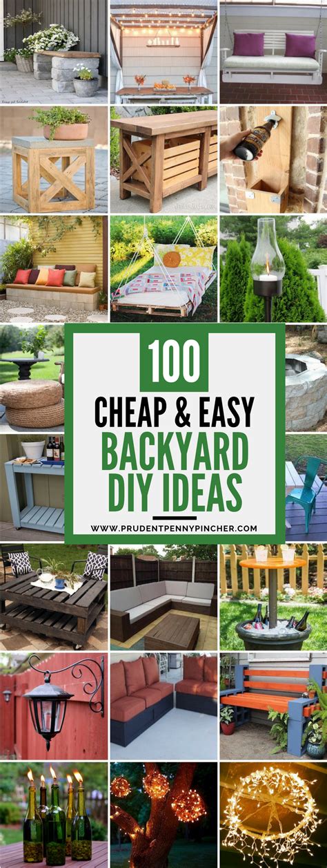 100 Cheap And Easy Diy Backyard Ideas Prudent Penny Pincher