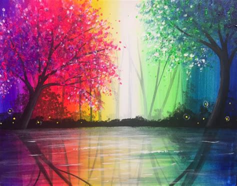 Rainbow Reflections Painting Ideas Pinterest Reflection Rainbows