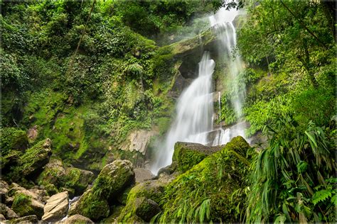 Peruvian Rainforest And Waterfalls Dyxum