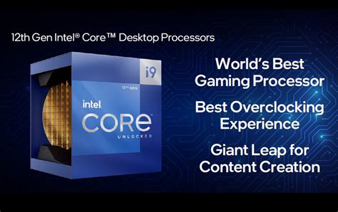 intel unveils 12th gen core alder lake desktop processors with six k sku processors