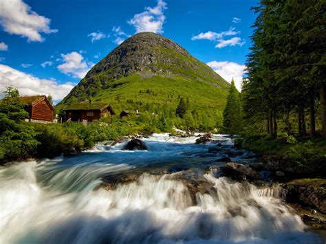 Norway Valldal European Landscape Wallpaper Preview