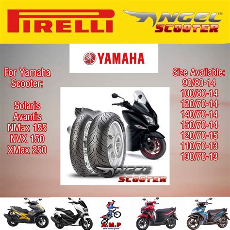 Yamaha ego solariz cyan 2020 review walkaround. Pirelli Angel Scooter Tyre Tayar for Yamaha NMax Solariz ...