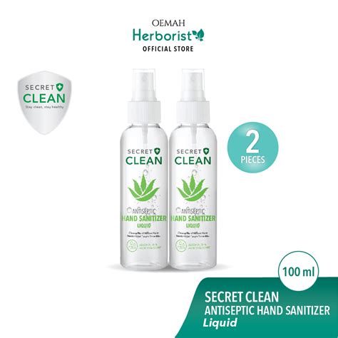 secret clean hand sanitizer  ml spray  shopee indonesia