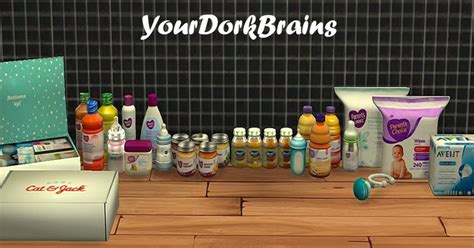 Ts3 And Ts4 Baby Set Part 3 16 Items Located In Plants Clutter