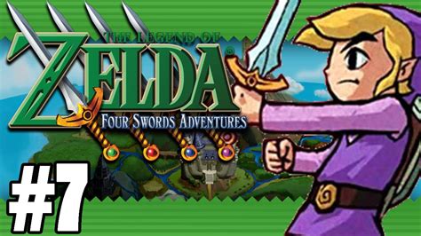 The Legend Of Zelda Four Swords Adventures 4 Players Part 7 Youtube