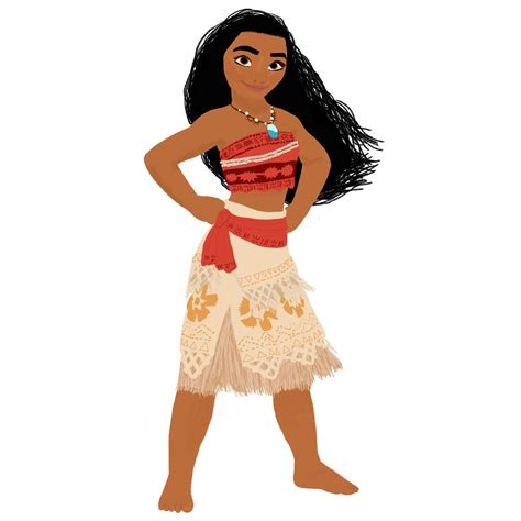 Begin by sketching moana's face, neck, and hair. Moana Drawing | Free download on ClipArtMag