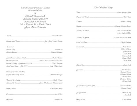If you need someone else to claim it on your behalf, you will need to write an authorization letter for them. Catholic Wedding Program Template 4