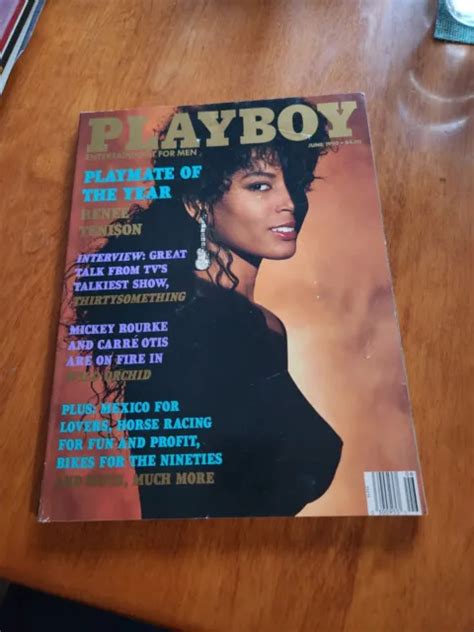 Playboy Magazine June Renee Tenison Playmate Of The Year