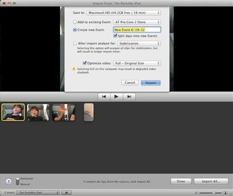 Import To Imovie Right From Your Iphone Or Ipad Os X Tips Cult Of Mac