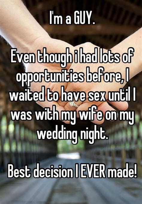 16 Secret Confessions By People Who Waited Until Their Wedding Night To