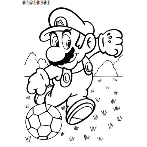 Mewarnai Gambar Mario Bros