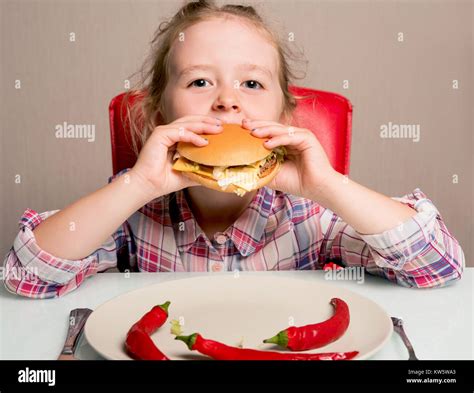 Kid Eating A Sandwich Hi Res Stock Photography And Images Alamy