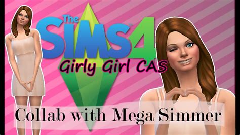 Create A Sim Girly Girl ~collab With Mega Simmer Youtube