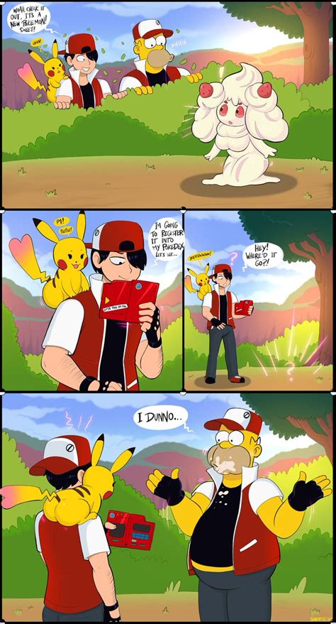 This is why you never invite Homer to catch Pokémon with you