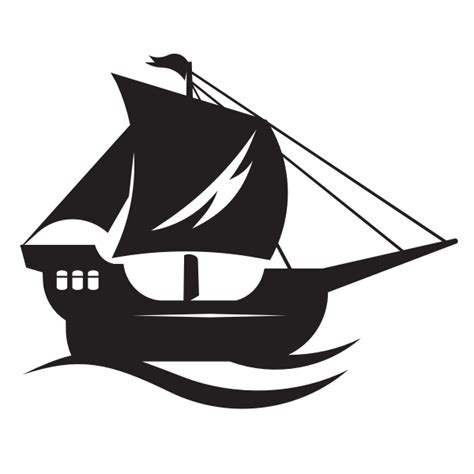 Sailing boat silhouette clip art | Silhouette clip art, Ship silhouette, Boat silhouette