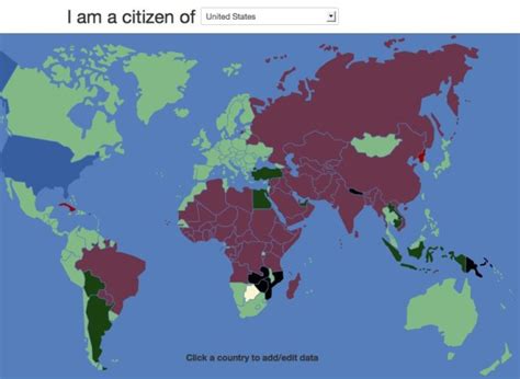 I am a malaysian national married to a russian woman. VisaMapper Is A Magical Map Where You Can See Which ...