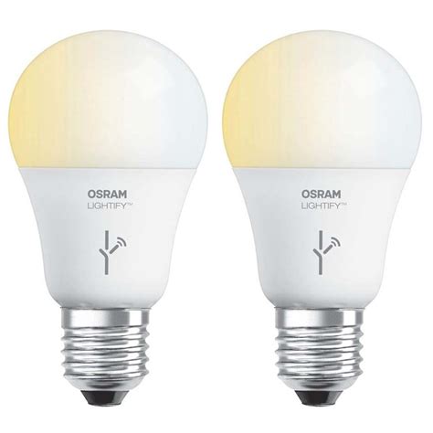Sylvania Osram Lightify 60 Watt A19 Tunable Smart Home Led Light Bulb