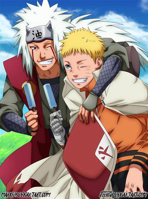 Jiraiya And Naruto By Marxedp On Deviantart