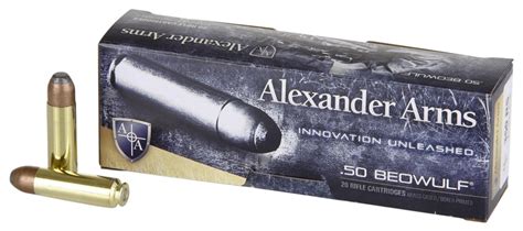 Alexander Arms 50 Beowulf 400gr FP Ammo 20rds Plinkers AmmoShop