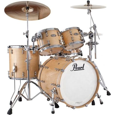 Pearl Masters Maple Reserve 22 4 Piece Drum Kit Matte Natural Shell Pack