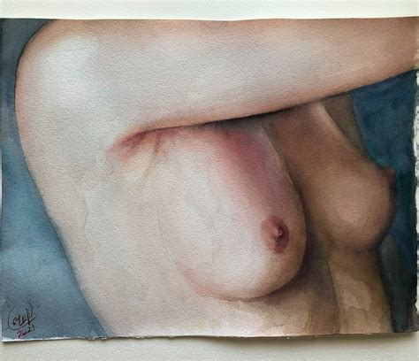 Watercolor Nude Painting Erotic Art Sex Art Watercolor Etsy