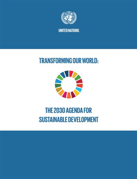 Transforming Our World The 2030 Agenda For Sustainable Development