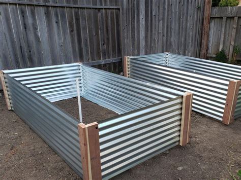 Corrugated Metal Raised Beds Diy Metal Garden Beds Vegetable Garden