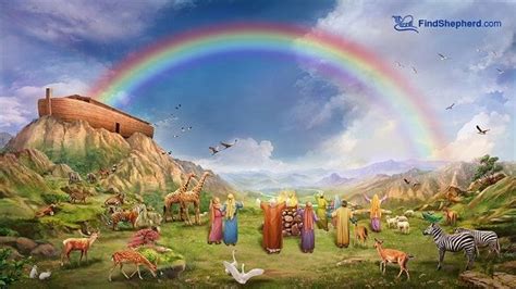 The Covenant Of The Rainbow Genesis 9 1 And God Blessed Noah And His