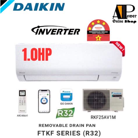 Daikin Inverter Ftkf Series Built In Wifi Air Conditioner Hp Hp