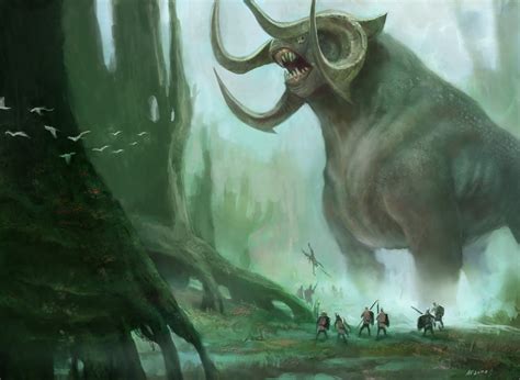 giant mythical creature wallpaper | Mythical creatures, Alien concept ...