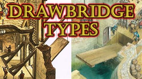 The Different Types Of Drawbridges And How They Worked The Anatomy Of
