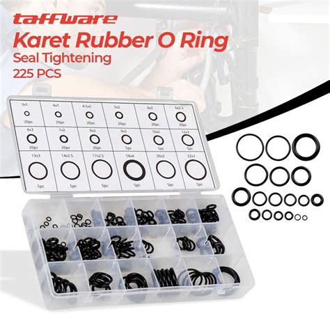 Jual Karet Rubber O Ring Seal Tightening Pcs Set Sil Oring Box