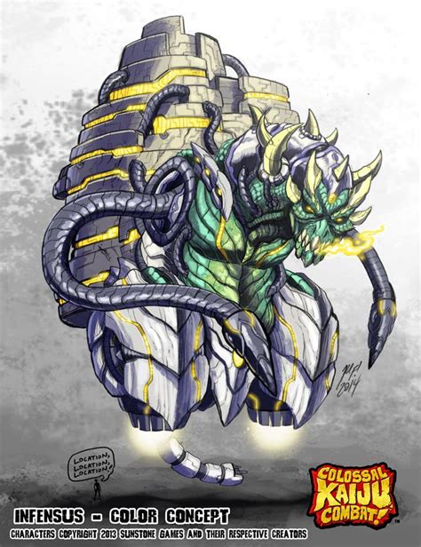 Colossal Kaiju Combat Infensus Kaiju Design Kaiju Art Kaiju