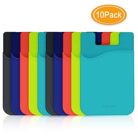 Which Is The Best Phone Card Holder 3m Adhesive Card Sleeve Silicone