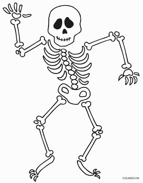 Download Or Print This Amazing Coloring Page Printable Skeleton