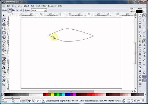 Inkscape Tutorial Using Bezier Curves The Basics Youtube