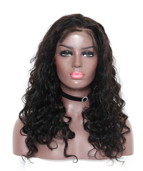 Sale Lace Front Wigs Loose Wave 120 Density Pre Plucked Natural