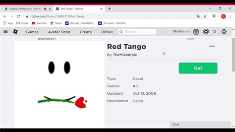 Red Tango Roblox Gratis Youtube