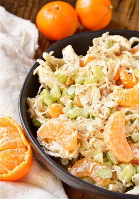 5 Ingredient Mandarin Orange Chicken Salad Recipe ...
