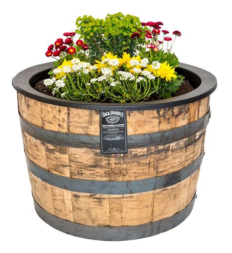 30 Half Whiskey Barrel Planter Ideas