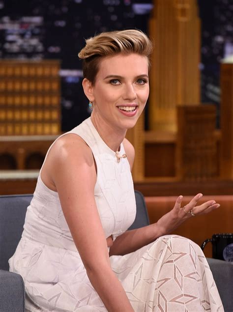 Scarlett Johansson The Tonight Show In New York City April 2015