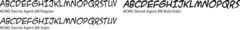 Acme Secret Agent Font Download